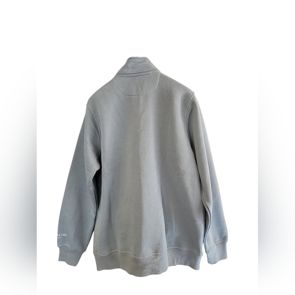 Kenneth Cole Men's Light Gray Fleece Pull-over - Picture 3 of 5